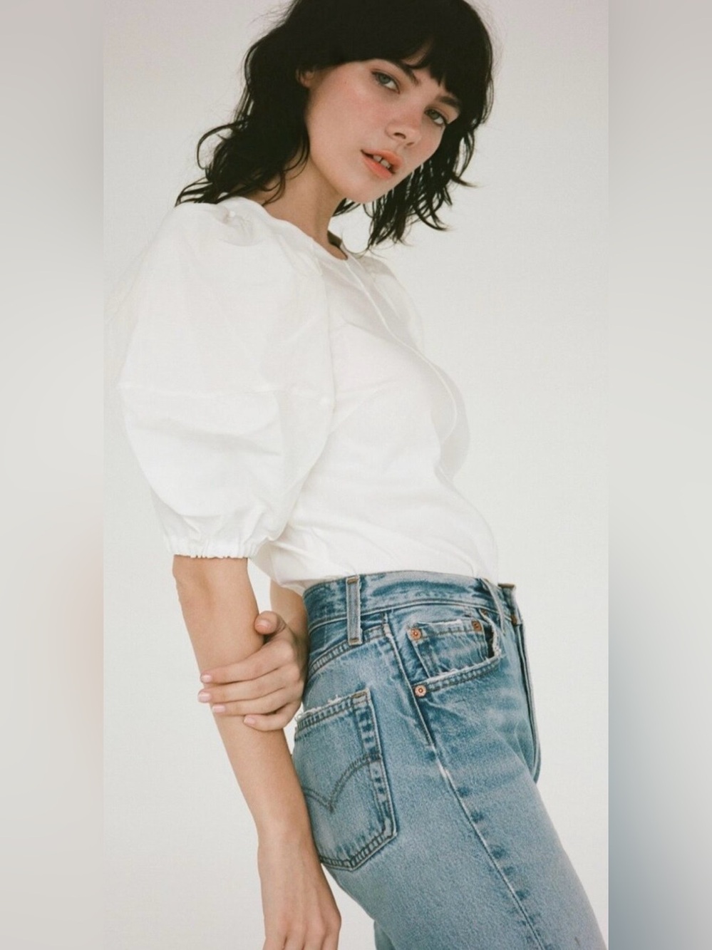 RACHEL COMEY
SAMBUCO TOP - OFF WHITE
